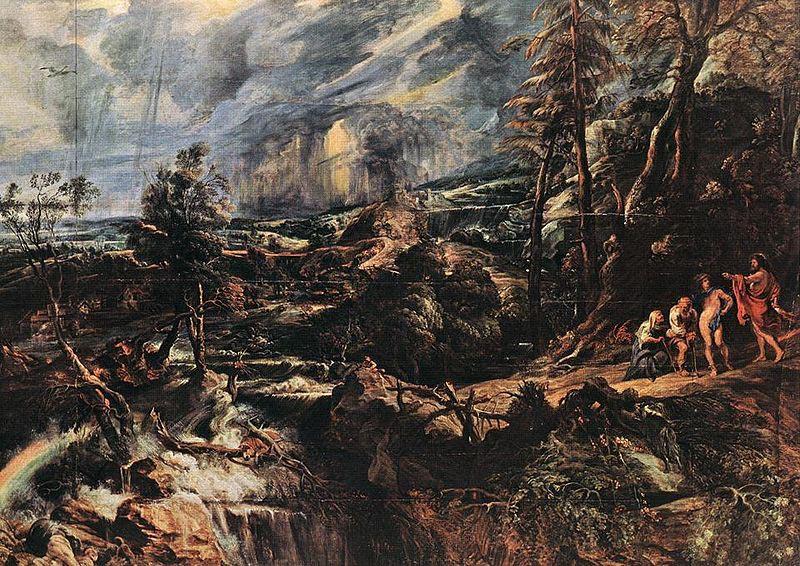 Peter Paul Rubens Stormy Landscape oil painting image
